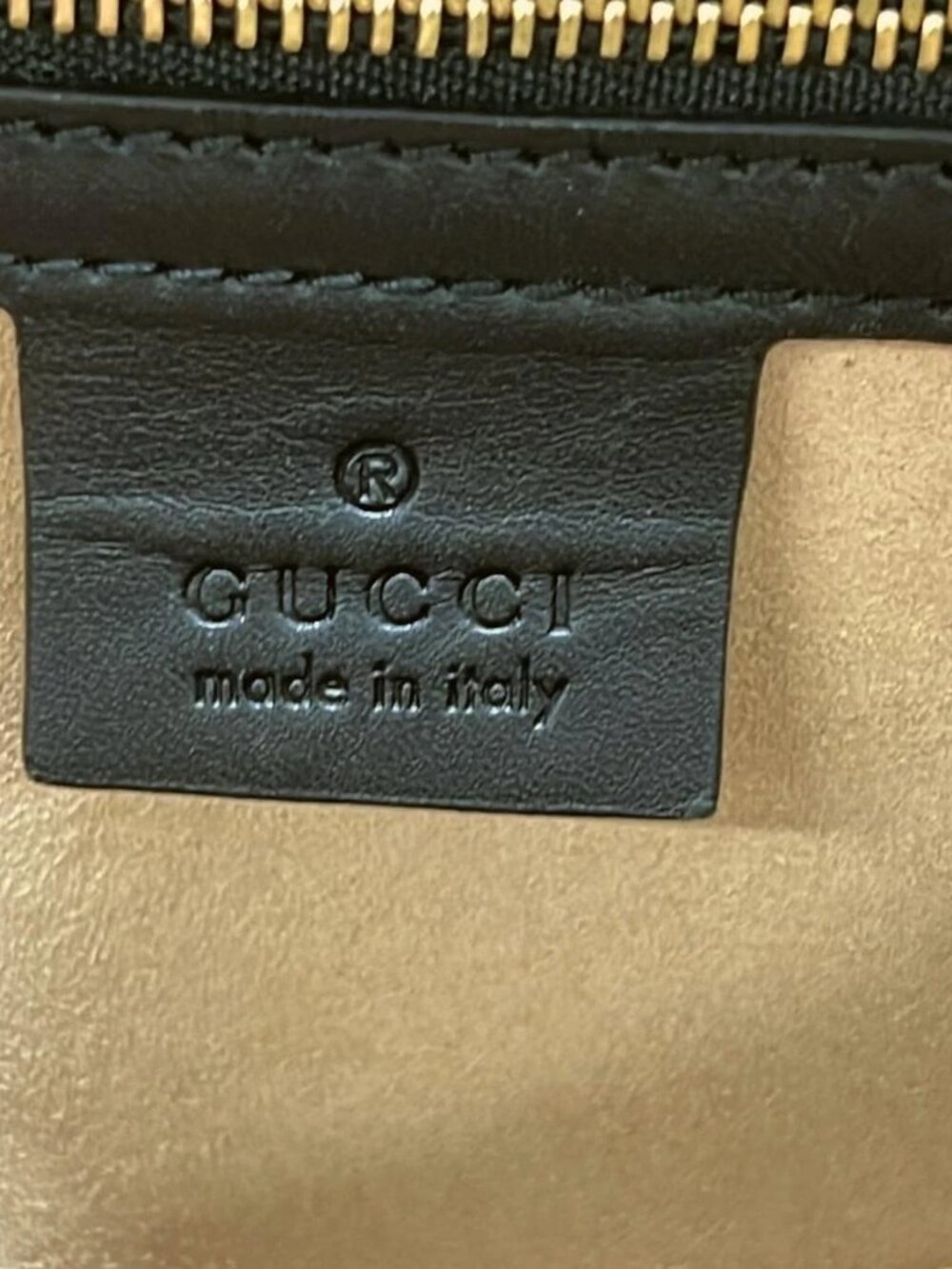 GUCCI Ophidia Medium Top Handle Bag 524532 Brown Black Multi Suede Cotton - - Picture 14 of 15